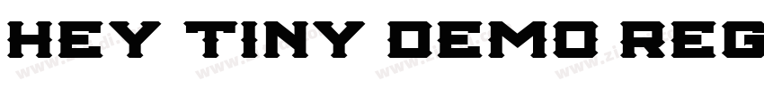 Hey Tiny DEMO Regula字体转换